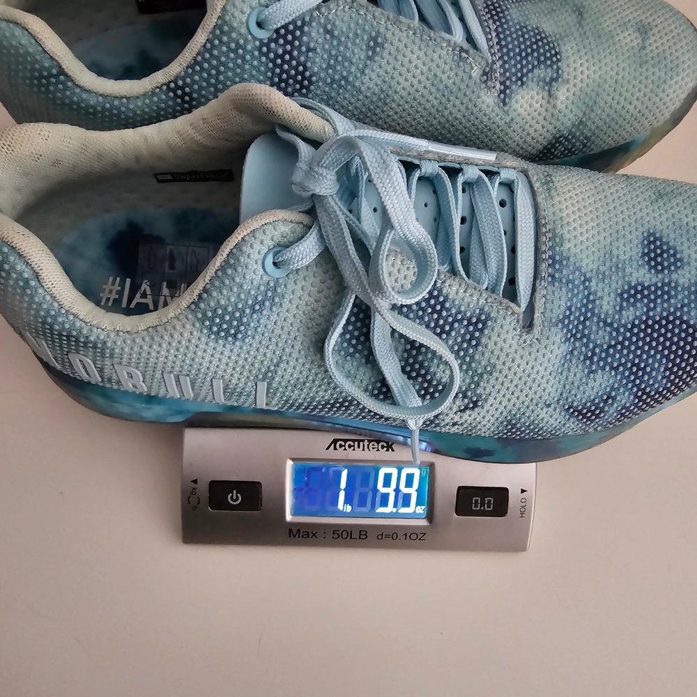 NOBULL Outwork SuperFabric Men 10 Women 11.5 Shoes Blue Tie Dye Artic Camo Gym - Picture 11 of 11